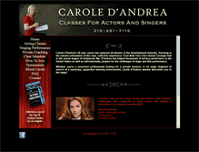 Tablet Screenshot of caroledandrea.com